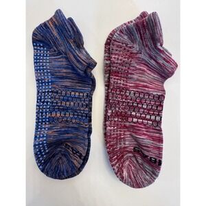 Bombas 2 Pairs Unisex Gripper Ankle Socks Size LARGE‎ NEW